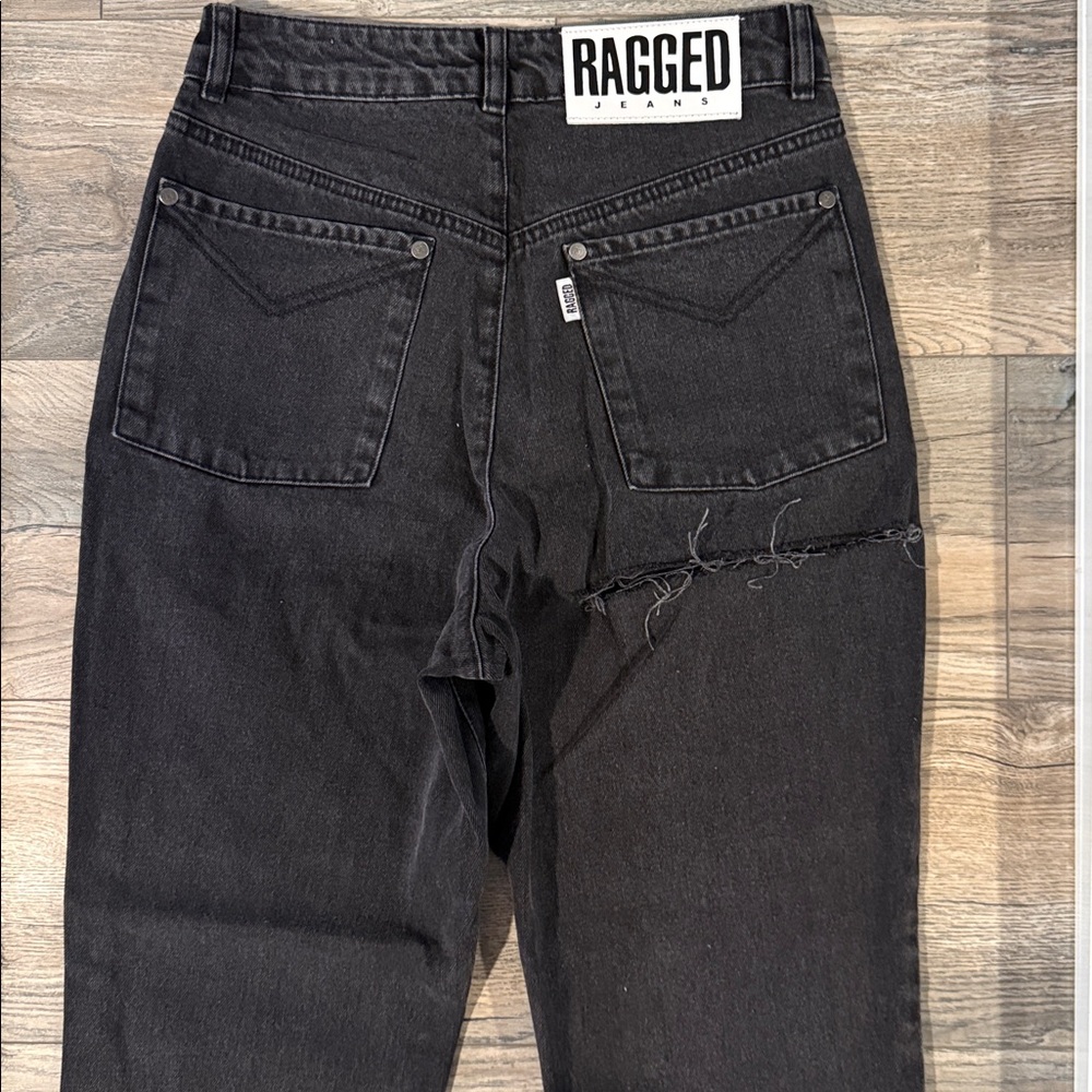The Ragged Priest Black Women’s High-Rise Straight Jeans
